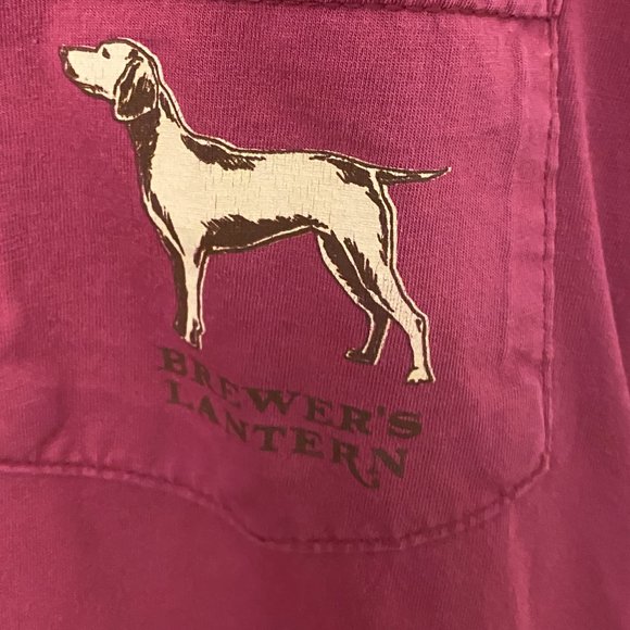 Brewer's Lantern, 100% Cotton, Size M, Made in the USA, Red Men's T-shirt - Picture 5 of 5